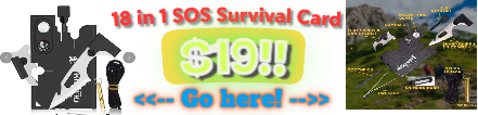 18 in 1 SOS Survival Card