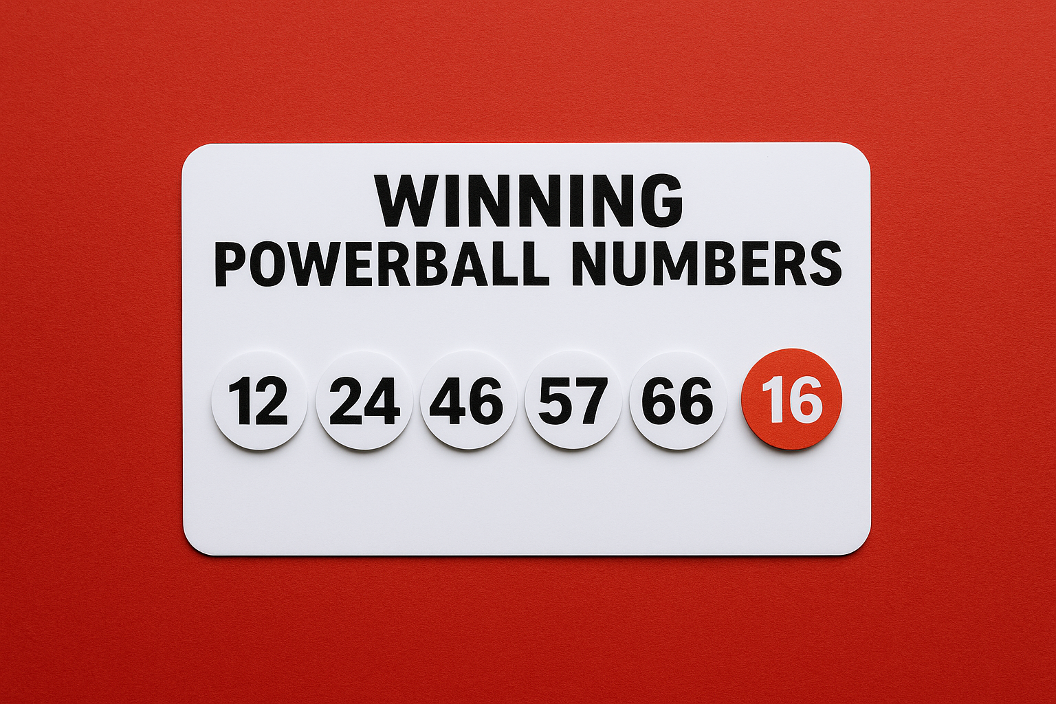check winning powerball numbers